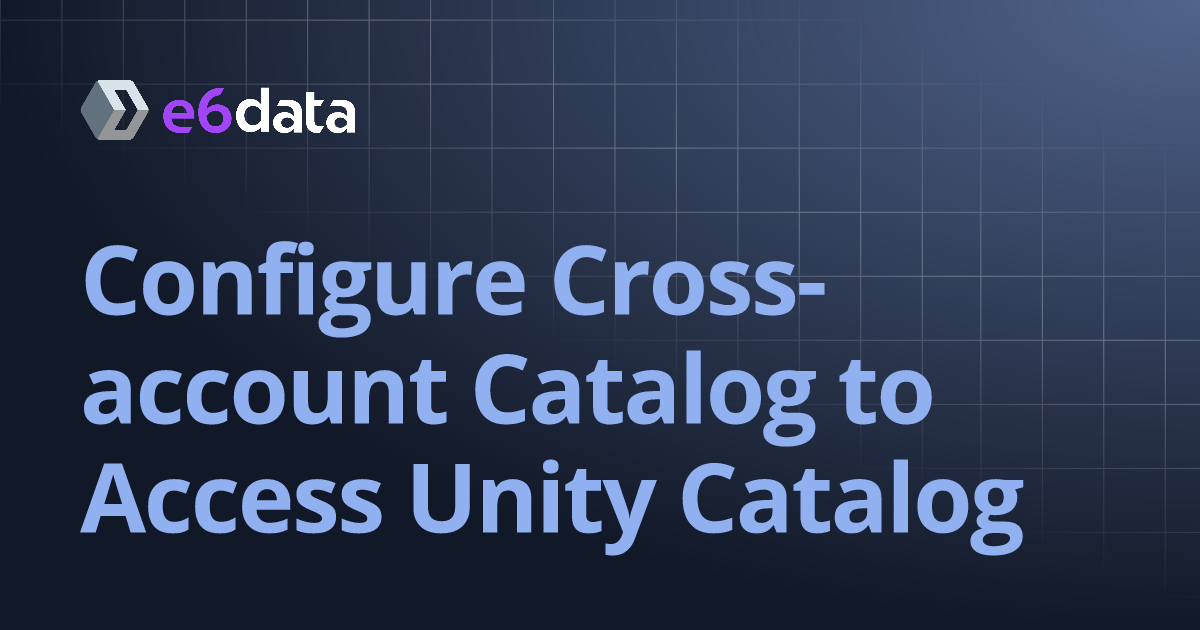 Configure Cross Account Catalog To Access Unity Catalog Product